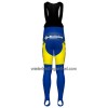 Set Fietsshirt Lange Mouw + Lange Koersbroek 2022 Sport Vlaanderen-Baloise Geel Blauw Wit